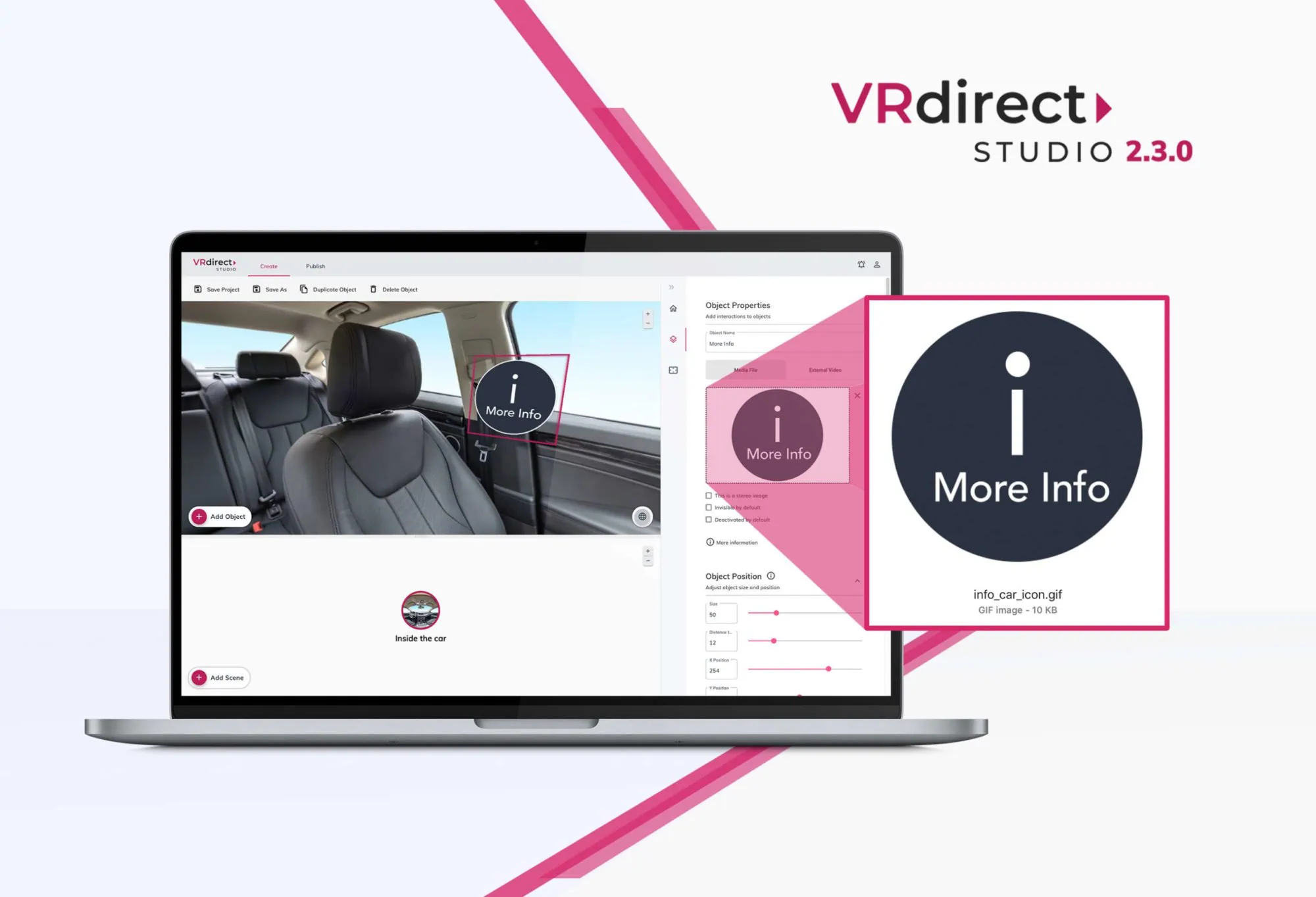 VRdirect 2.3.0 : New version enables widespread use of virtual reality in companies