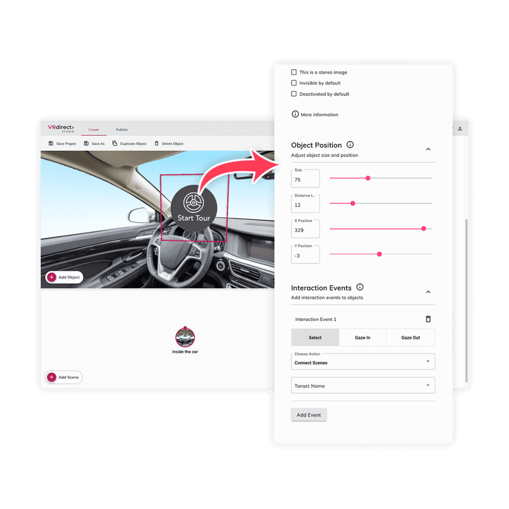VRdirect Studio – Features