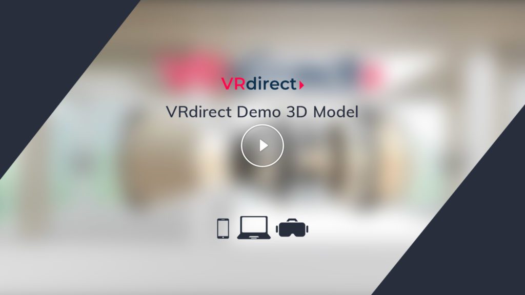 3D models in the VRdirect Studio