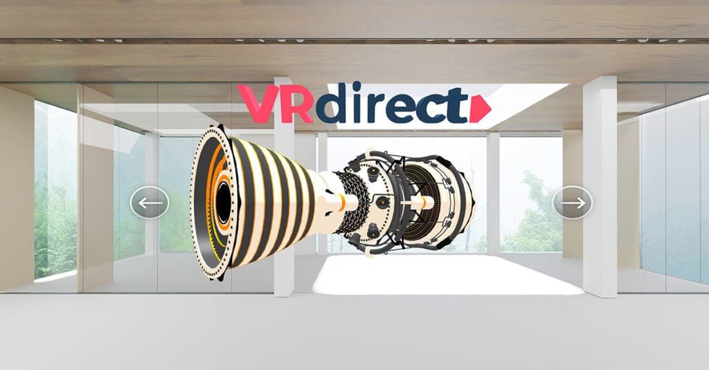 3D models in the VRdirect Studio