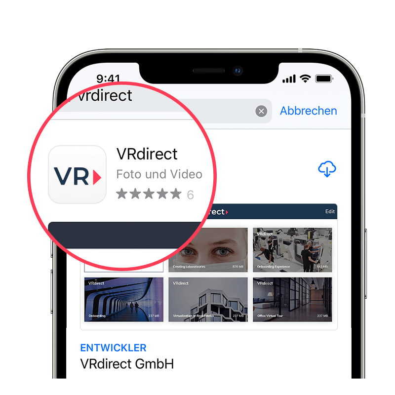 VRdirect App - Free VRdirect App for sharing Virtual Reality projects