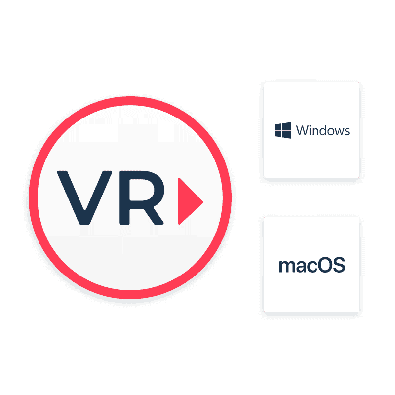 VRdirect Studio - Available for Windows and macOS