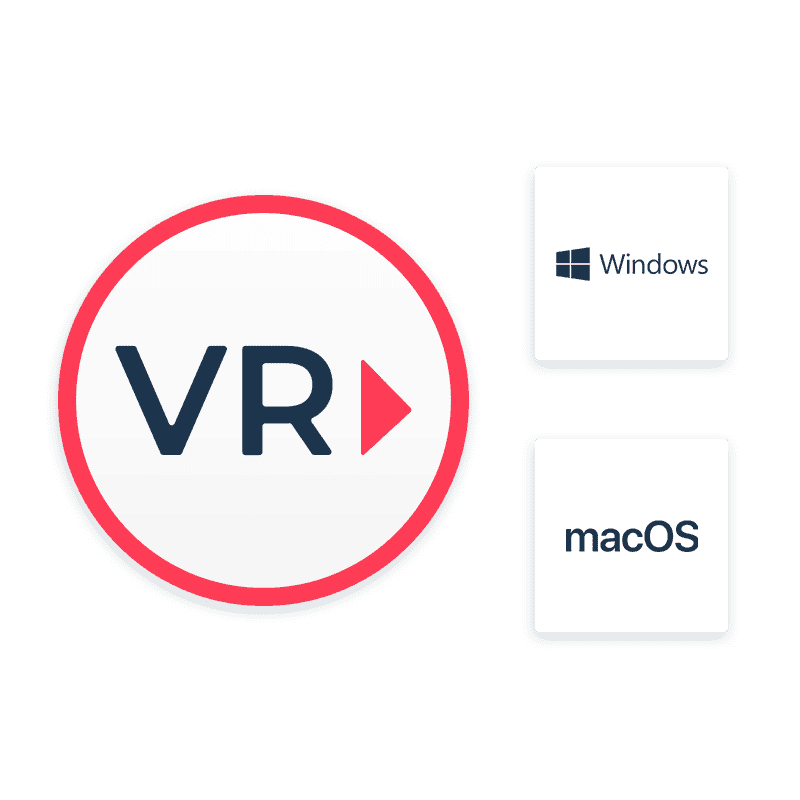 VRdirect Studio - Available for Windows and macOS